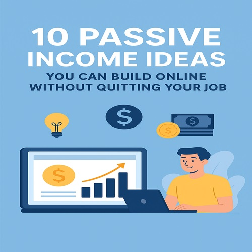 Read more about the article 10 Passive Income Ideas You Can Build Online Without Quitting Your Job