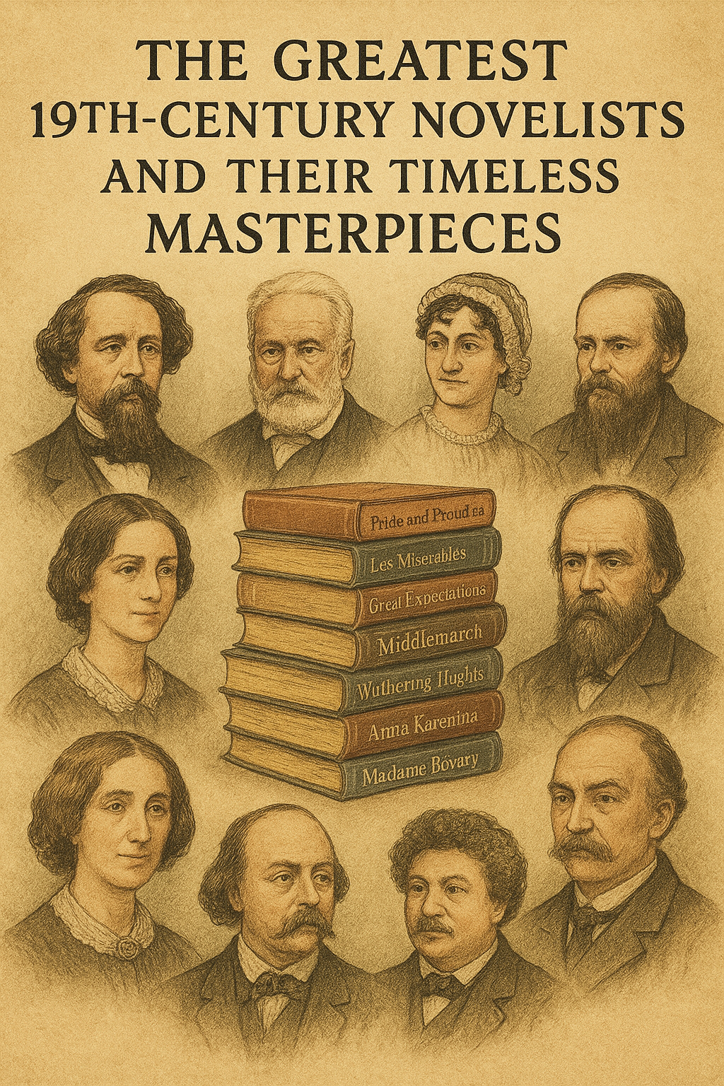 Read more about the article The Greatest 19th Century Novelists and Their Timeless Masterpieces